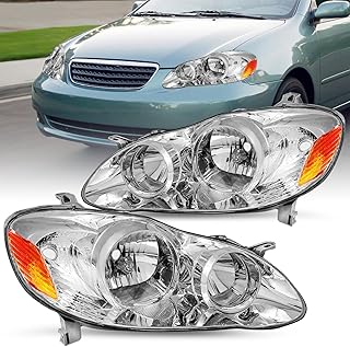 JSBOYAT Headlight Assembly for 2003-2008 Corolla