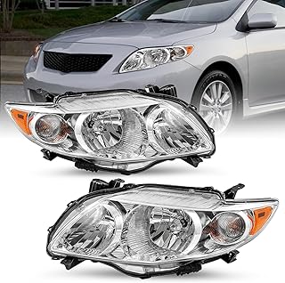 Headlight Assembly Set 2009-2010 Corolla