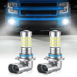 Marsauto 9006 LED Fog Light Bulbs, 10000 Lumens, Pack of 2