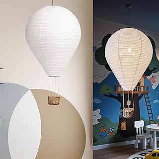 Handmade Hot Air Balloon Lantern - 16 Inch Decor