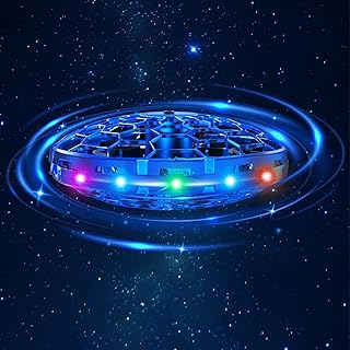 Hand Operated Flying Drone for Kids, 360° Motion Sensors, LED Lights