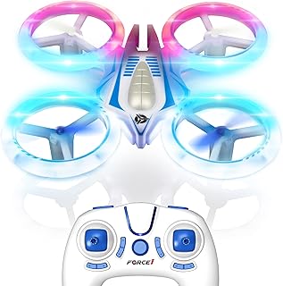 Force1 UFO Mini Drone for Kids, Remote Control, 2 Batteries, 360 Flips