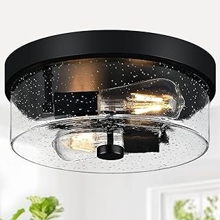 Black Flush Mount Ceiling Light