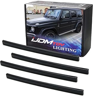 iJDMTOY Dark Smoked Side Marker Reflectors for G-Class