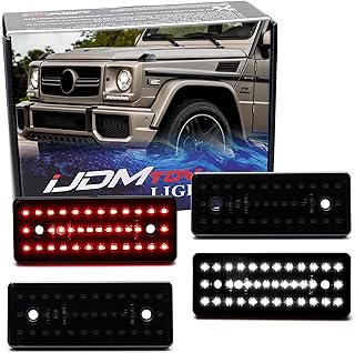 iJDMTOY Black-Out LED Side Marker Light Kit for G-Class
