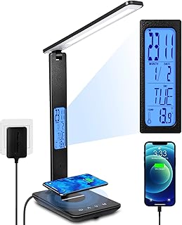 LED Desk Lamp with Wireless Charger