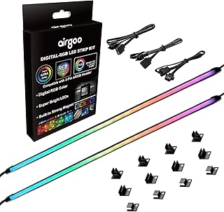 Airgoo RGB LED Strip with Magnetic Brackets