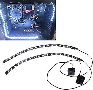 White LED Strip with Magnetic Back