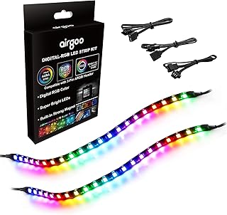 Airgoo RGB LED Strip with Clear Silicone Cover