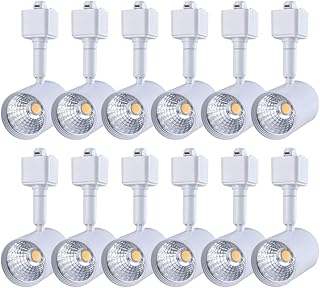 mirrea 6.5W LED Track Lighting Heads - 12 Pack
