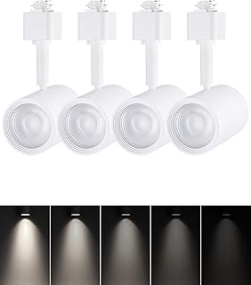 LEONLITE 8.5W LED H Track Lighting Heads - Pack of 4