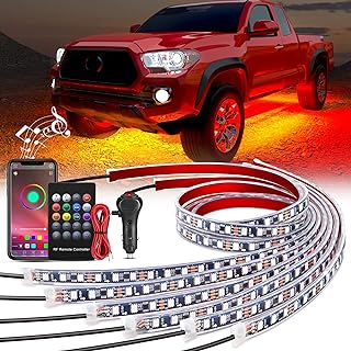Nilight Car Underglow Lights 300 LEDs RGB APP/Remote Control