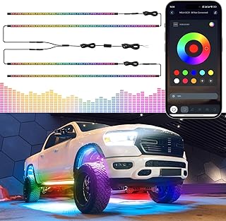 Livtee Underglow LED Lights Kit RGB Strip with App Control