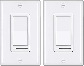 BESTTEN Dimmer Light Switch, White