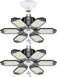 200W LED Garage Light Motion Sensor, 2 Pack