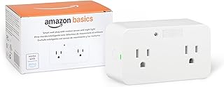 Amazon Basics Smart Plug with Motion Sensor, White