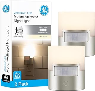 GE LED Motion Sensor Night Light, 2 Pack