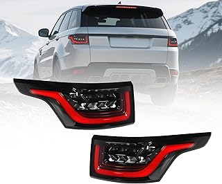 Pair of Tail Lights Assembly Compatible with 2014-2018 Range Rover Sport Taillights Rear Brake Light LR043974 LR043976