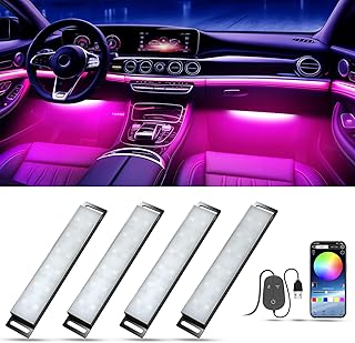 Honalia RGB Car LED Interior Lights with App Control