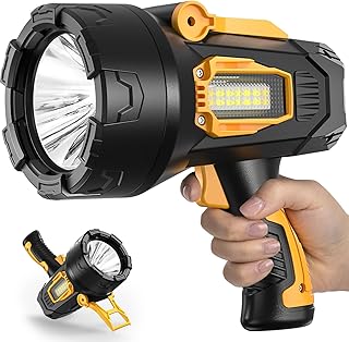 LBE Rechargeable Spotlight - 90,000 Lumens Outdoor Flashlight