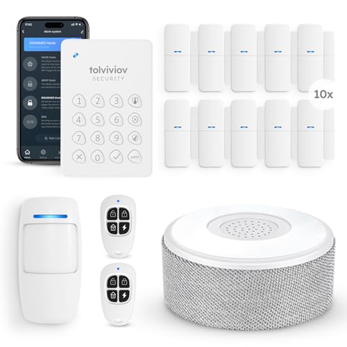 WiFi Home Security Alarm System with App Control and Motion Sensors