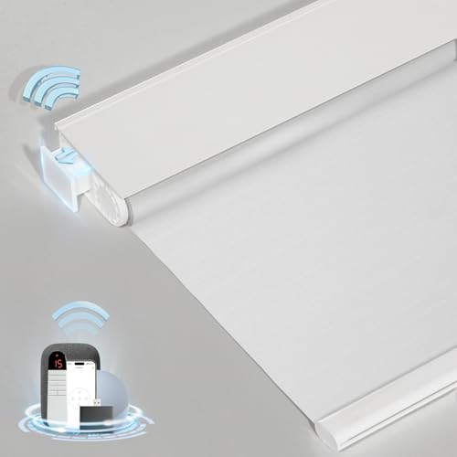 Smart Motorized Blackout Roller Blinds with Remote Control