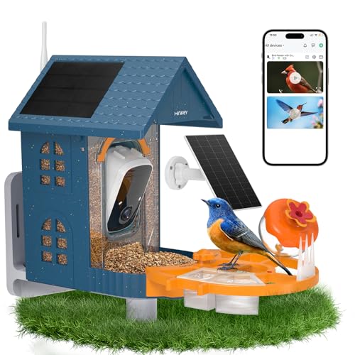Smart Bird Feeder with 2K Camera and AI Bird Identification