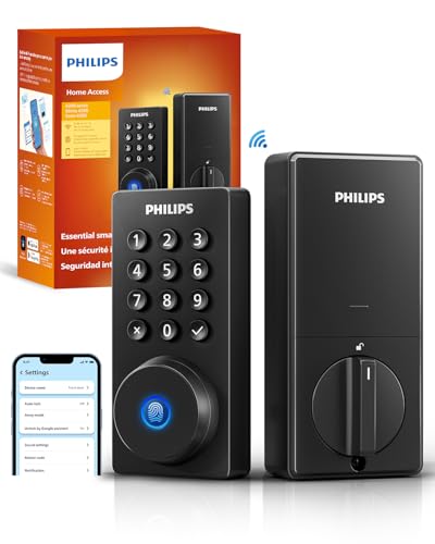 Philips Wi-Fi Smart Door Lock with Keyless Entry and Fingerprint Access