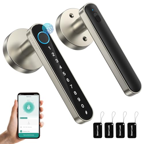 TMEZON Biometric Smart Door Lock with Fingerprint and Keyless Entry
