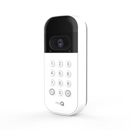 Smart Garage Door Video Keypad with Camera and Smartphone Control