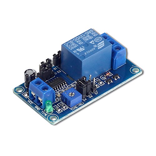 12V Time Delay Relay Module with Adjustable On/Off Delay