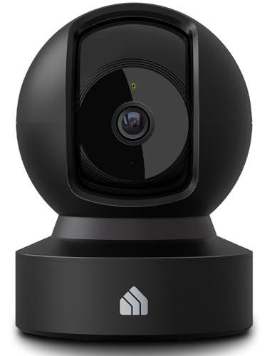 1080p Indoor Pan/Tilt Security Camera with Motion Tracking and Two-Way Audio