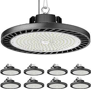 8 Pack LED High Bay Lights 200W 30,000LM UFO