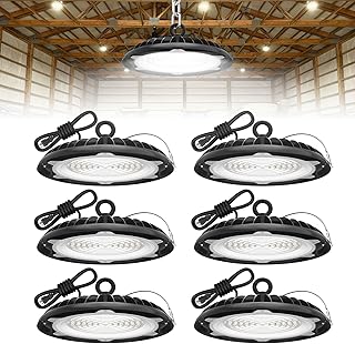 UFO LED High Bay Light 6-Pack 150W with 6ft Plug