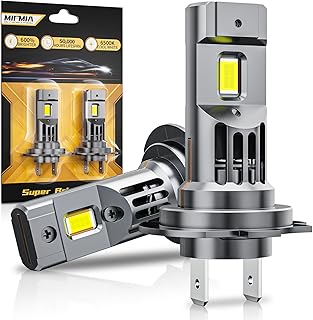 H7 LED Bulb, 40,000LM, 6000K White, Pack of 2