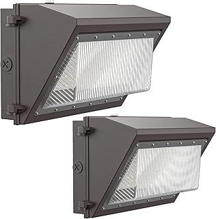 120W LED Wall Pack Light, Dusk to Dawn, 16800LM, 5000K, 2 Pack