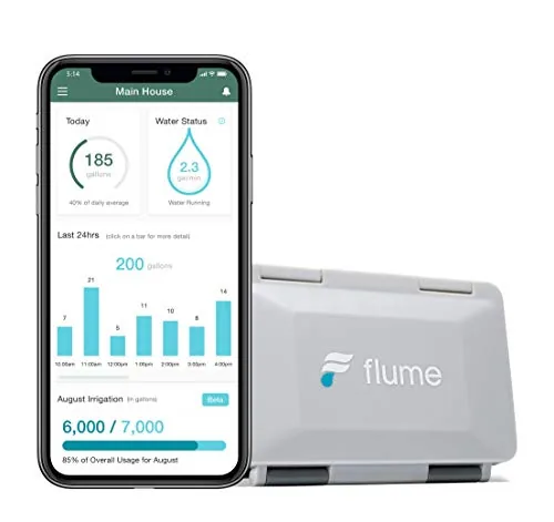 Flume 2 Smart Water Monitor with Real-Time Leak Alerts