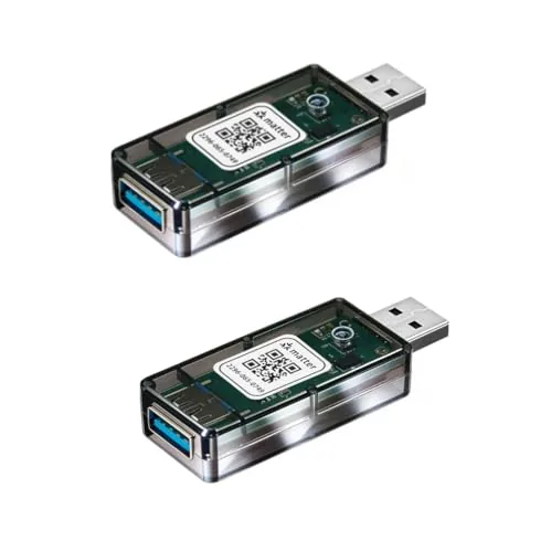 Fugetek Matter Smart USB Plug 2-Pack WiFi