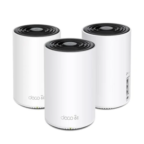 TP-Link Deco XE75 WiFi 6E Tri-Band Mesh 3-Pack