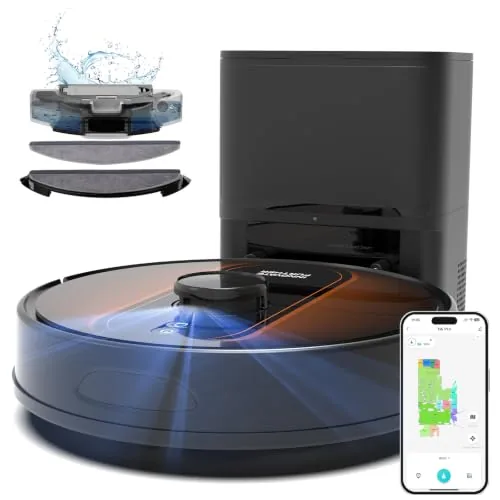 Wrydao H6 Pro Robot Vacuum Mop with Self-Empty Base