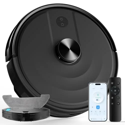 Bagotte M6 LiDAR Robot Vacuum and Mop Combo