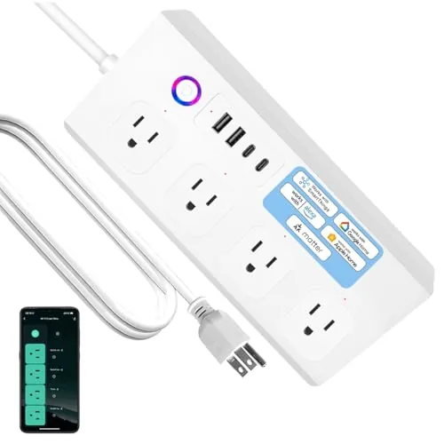 UseeLink Matter Smart Power Strip 4-Outlet White