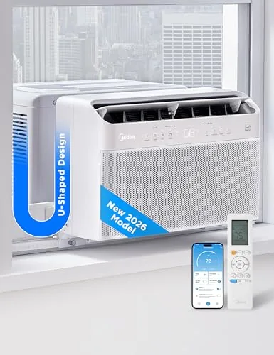 Midea U-Shape 10,000 BTU Inverter Window AC