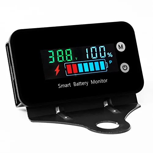 SUPNOVA IPX7 Battery Monitor 7-100V Temp and Buzzer Alarm