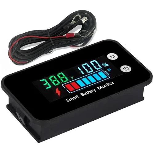 SUPNOVA Smart Battery Monitor 7-100V with Buzzer Alarm