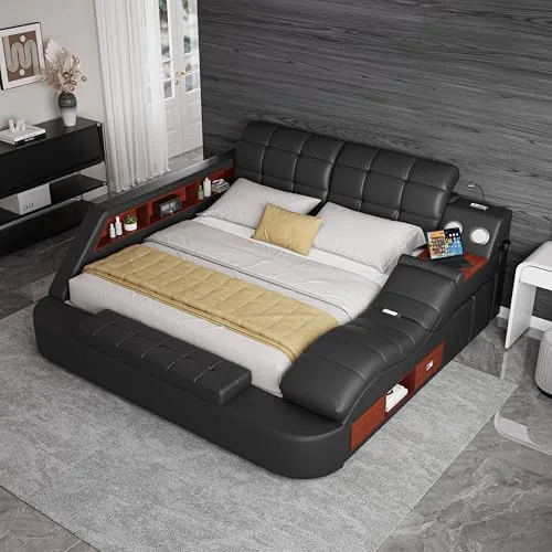 AF Artisan King Smart Bed with Massage and Storage