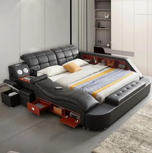 AF Artisan Smart King Bed Frame with Massage and Storage