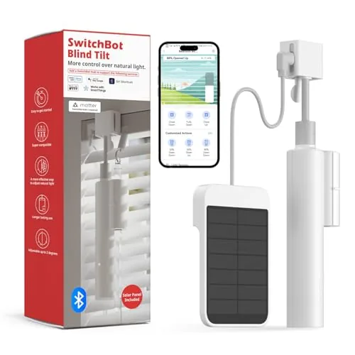 SwitchBot Blind Tilt Solar-Powered Smart Blind Controller