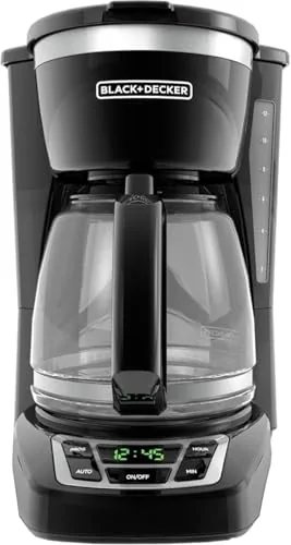 BLACK+DECKER 12-Cup Drip Coffee Maker with Vortex Brew
