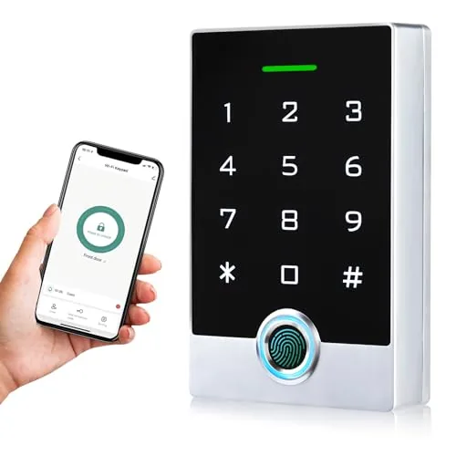 AMOCAM Tuya WiFi Fingerprint Keypad Access Control